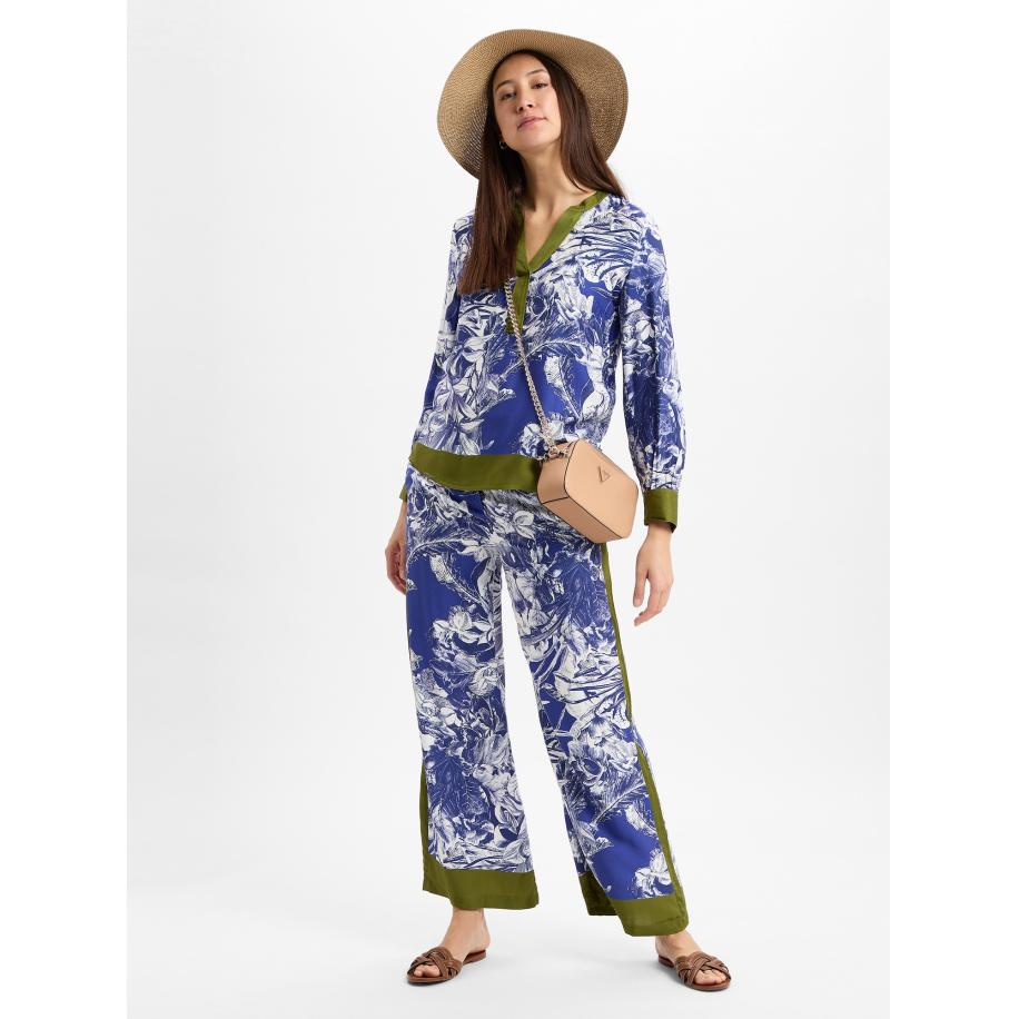 Emily van den Bergh Emily Van Den Bergh Broek blauw / groen / wit -