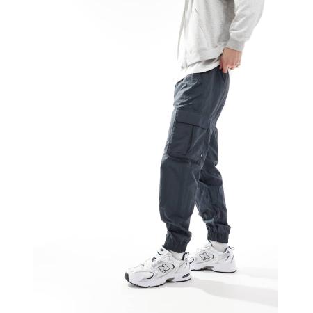 Jack & Jones - Cargobroek met manchetten in donkergrijs