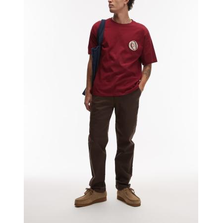 Topman - Smalle chinobroek in bruin