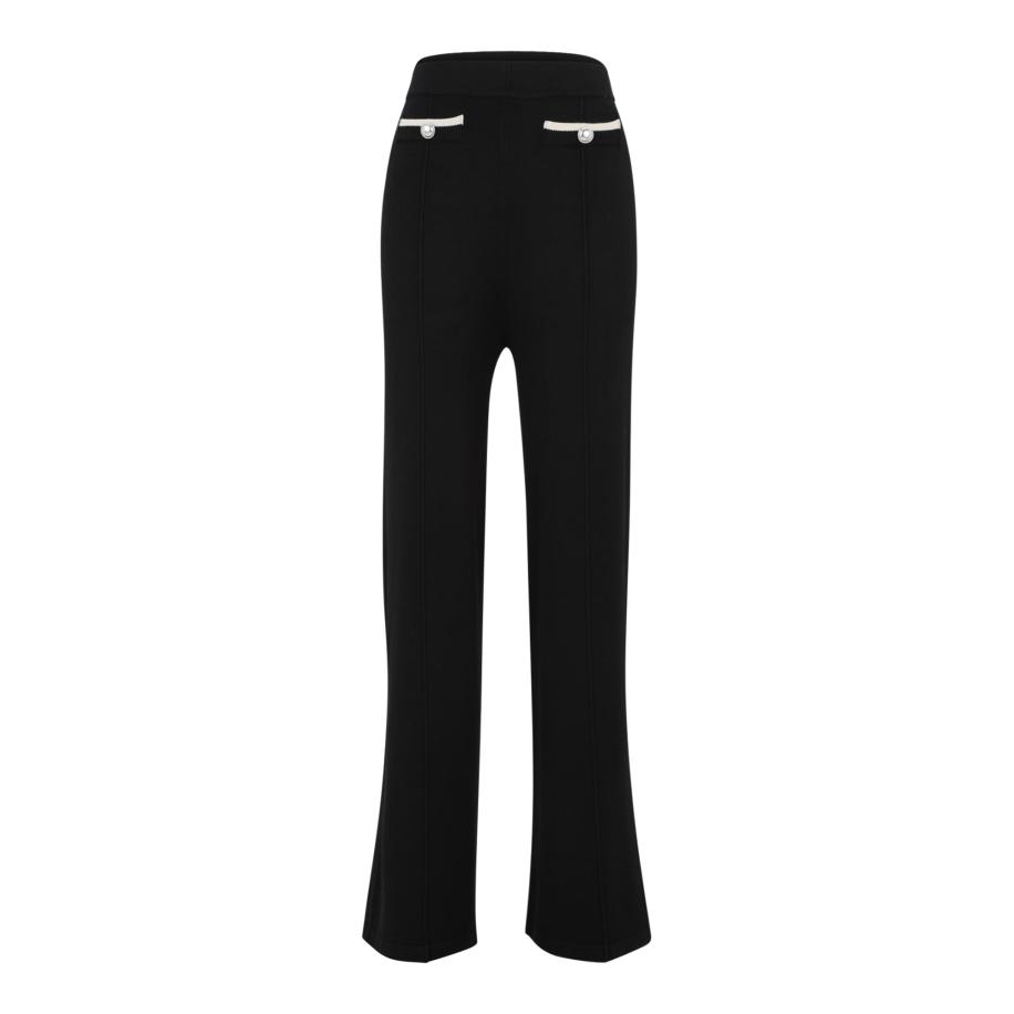 Guido Maria Kretschmer Guido Maria Kretschmer Women Broek Felize lichtbeige / zwart -