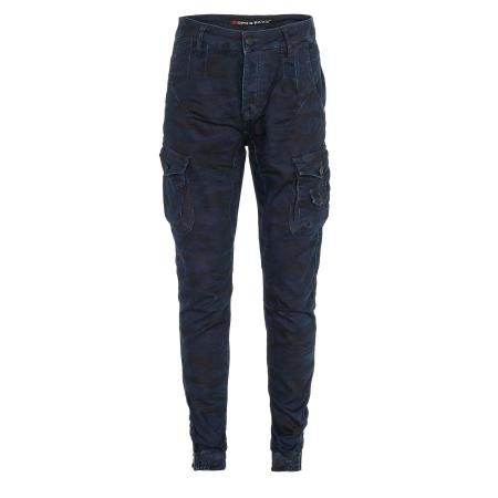 Cipo & Baxx CIPO & BAXX Cargobroek nachtblauw / donkerblauw / zwart