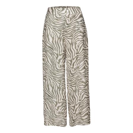 Lascana LASCANA Broek ecru / olijfgroen