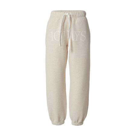 10DAYS 10Days Broek THE BAR beige gemêleerd / wit