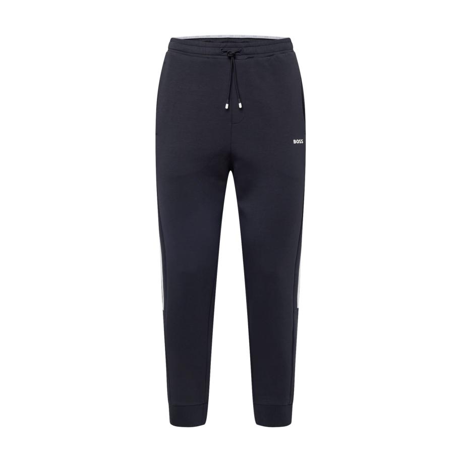 Hugo Boss BOSS Broek Hadikonos donkerblauw / wit -