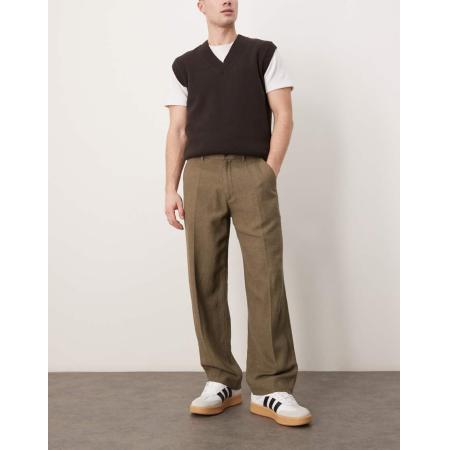 Abercrombie & Fitch - Sloane - Elegante baggy broek in groen