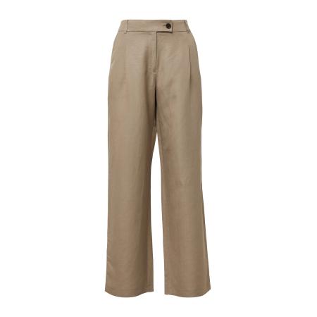 s.Oliver BLACK LABEL Bandplooibroek lichtbruin