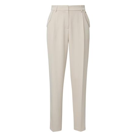 Comma COMMA Bandplooibroek beige