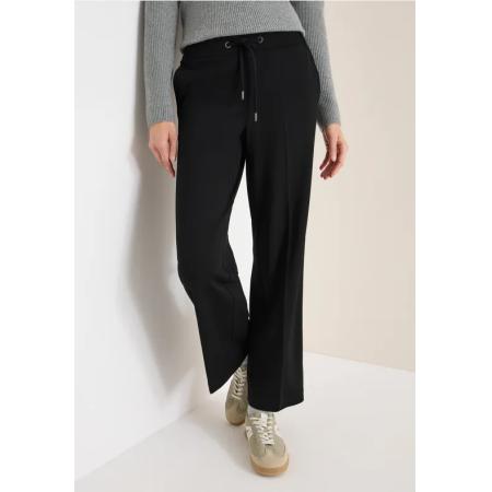 CECIL Jersey broek met rechte benen