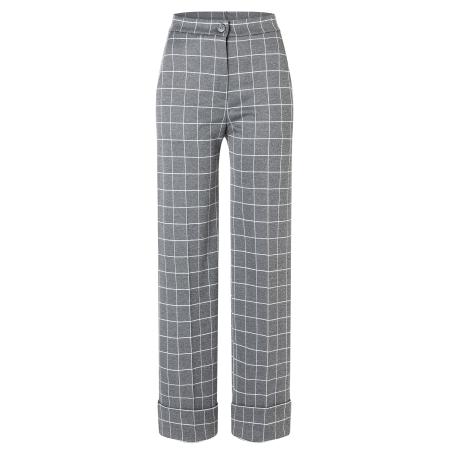 Ana Alcazar Broek #Amina grijs / wit