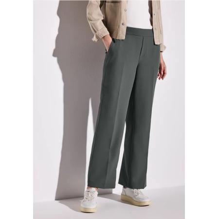 Street One Twill broek met rechte pijpen