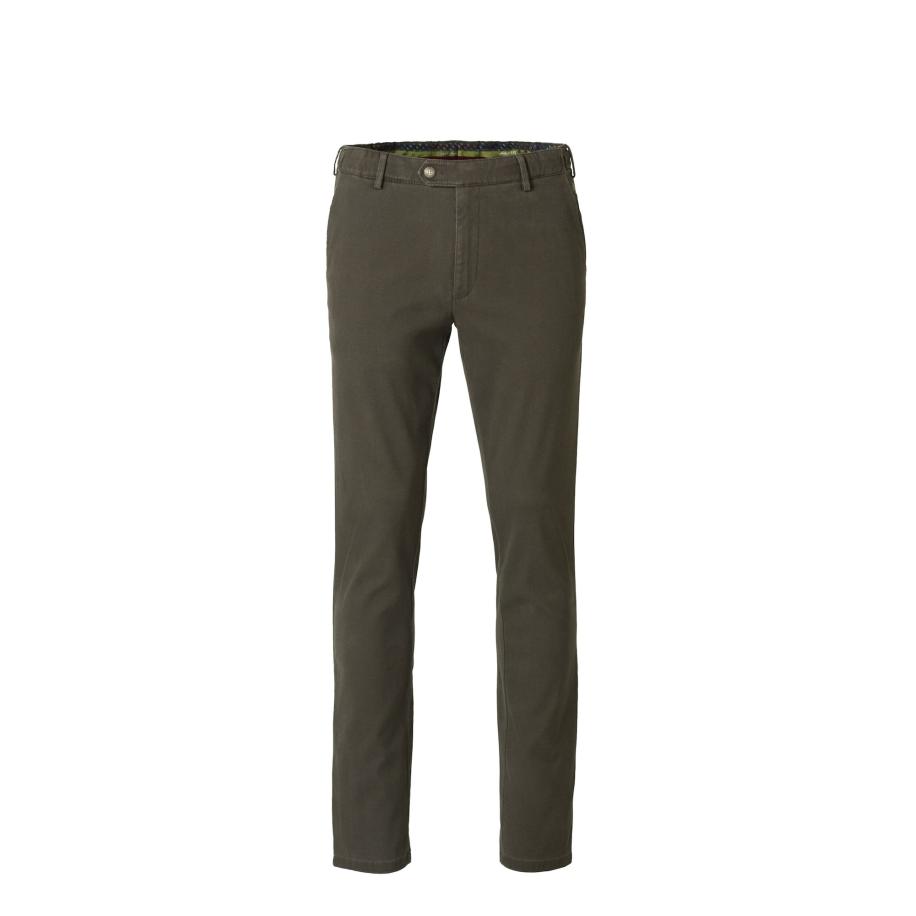 Meyer MEYER Chino Oslo olijfgroen -