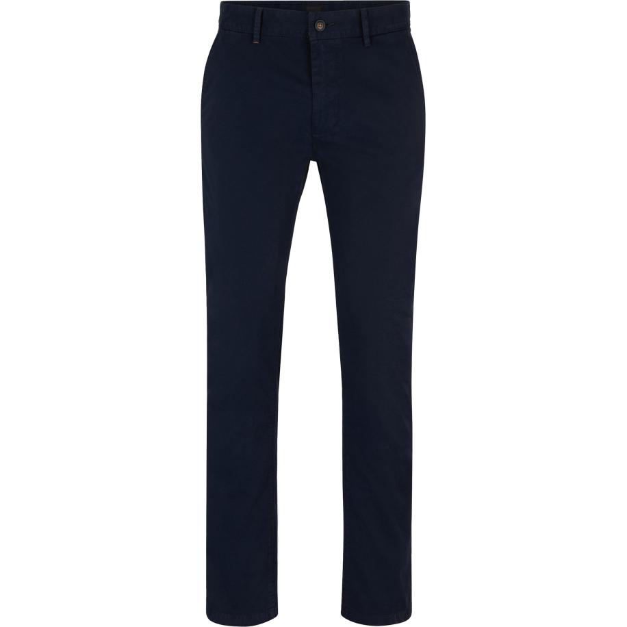 BOSS Chino Slim Navy Blauw