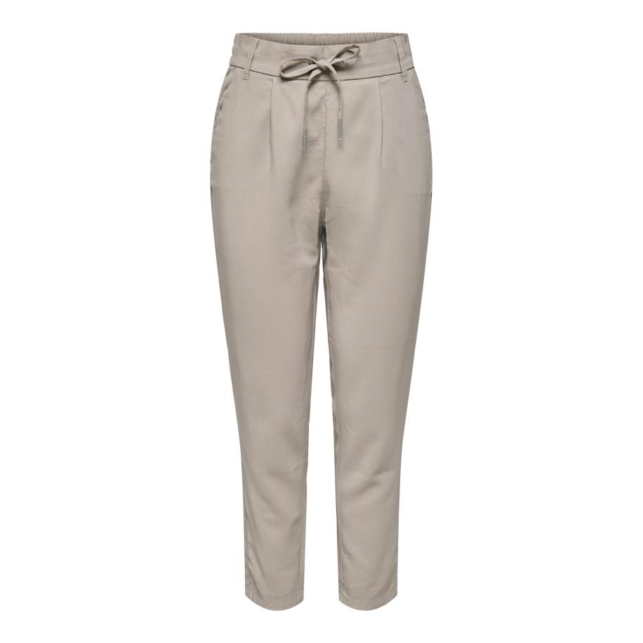 Only ONLY Bandplooibroek ONLPOPTRASH ARIS grijs -