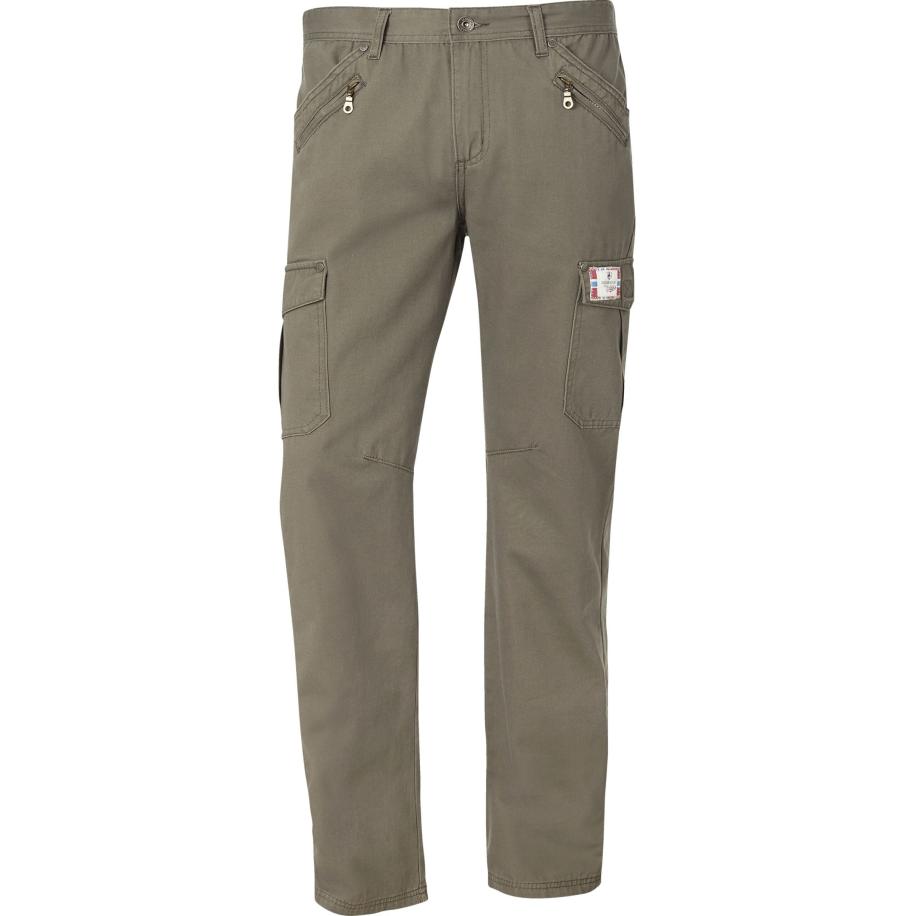 Jan Vanderstorm Cargobroek olijf, Effen Groen