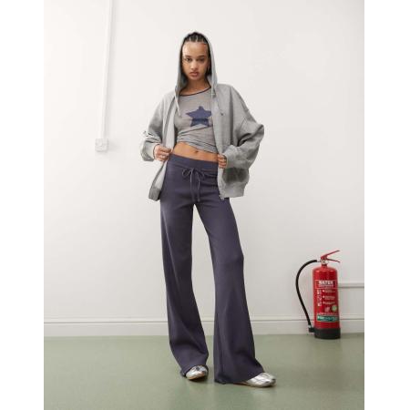 COLLUSION Yogabroek in donkergrijs-Marineblauw