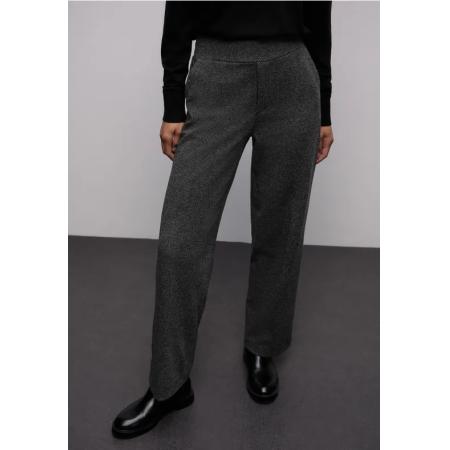 Street One Rechte legging jacquard broek