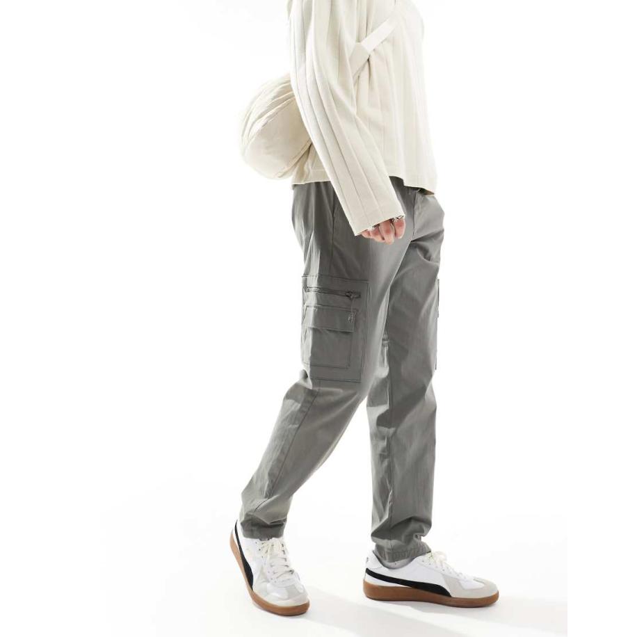 Jack & Jones - Ruimvallende cargobroek in grijs Grijs