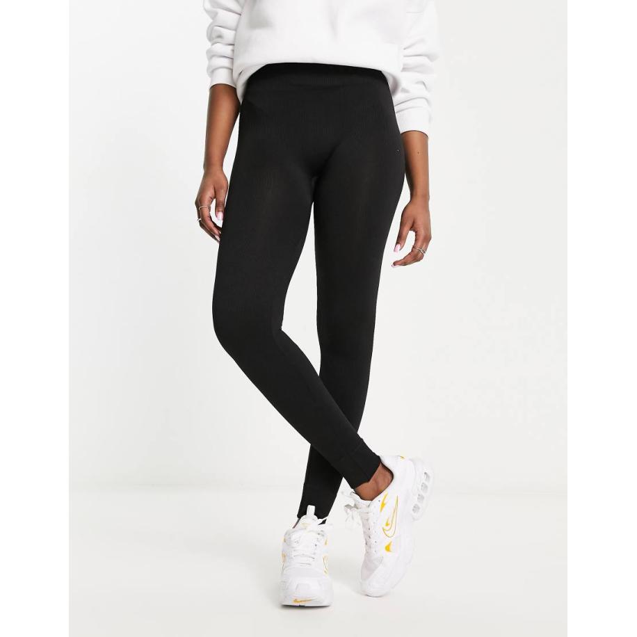 ONLY Naadloze legging met hoge taille in zwart, deel van co-ord set Zwart