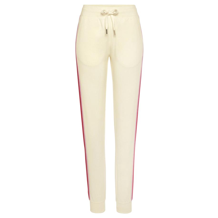 VIVANCE VIVANCE Broek crème / pink / rood -