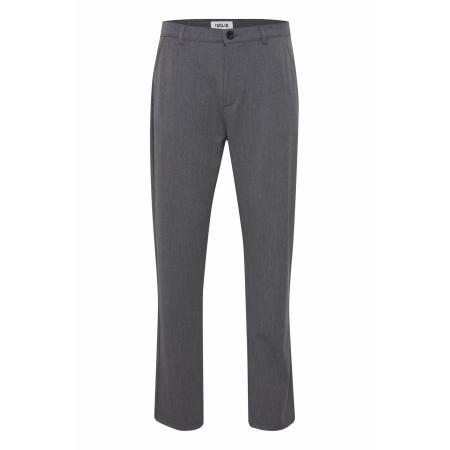 !Solid Chino Frederic Liam grijs gemêleerd