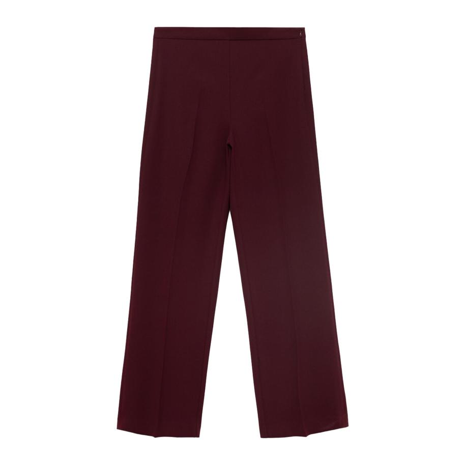 Mango MANGO Broek Iguana donkerrood -