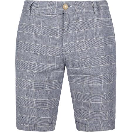 Suitable Don Short Blauw Geruit
