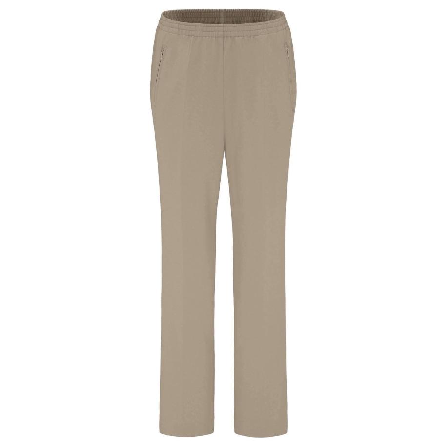 Goldner Goldner Broek Louisa donkerbeige -