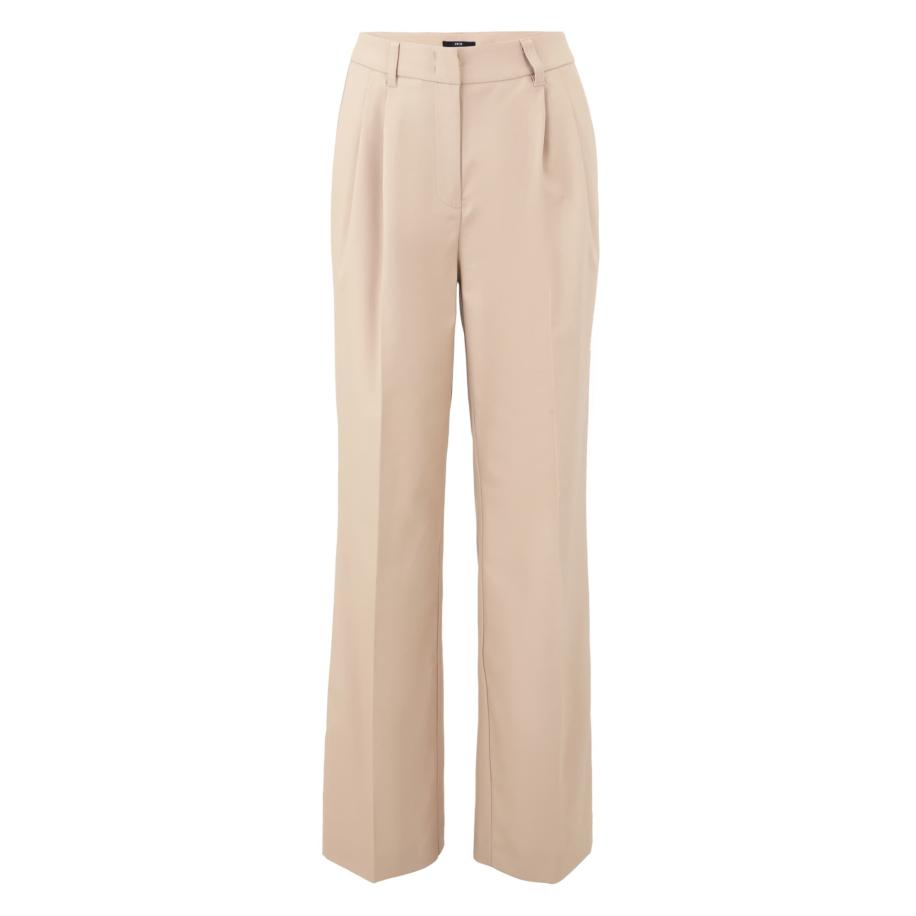 Zero zero Bandplooibroek beige -