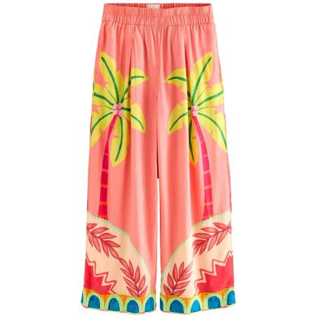 Next Next Broek donkerblauw / groen / appel / framboos