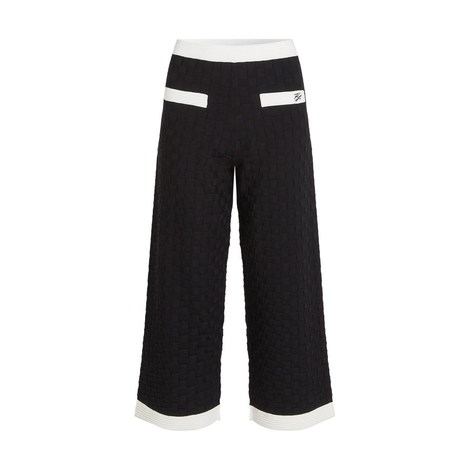 Karl Lagerfeld Karl Lagerfeld Broek zwart / wit -
