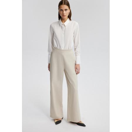 Touche Prive Touche Prive Broek crème / zwart