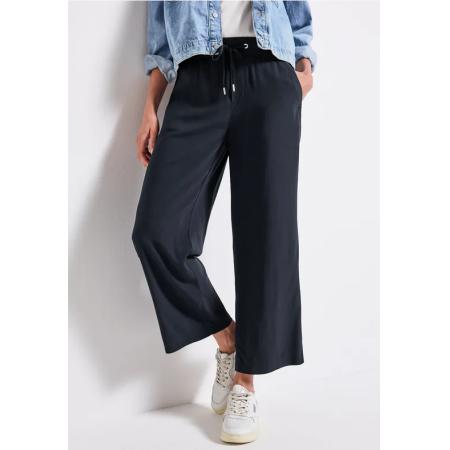 Street One Broeken met wijde pijpen