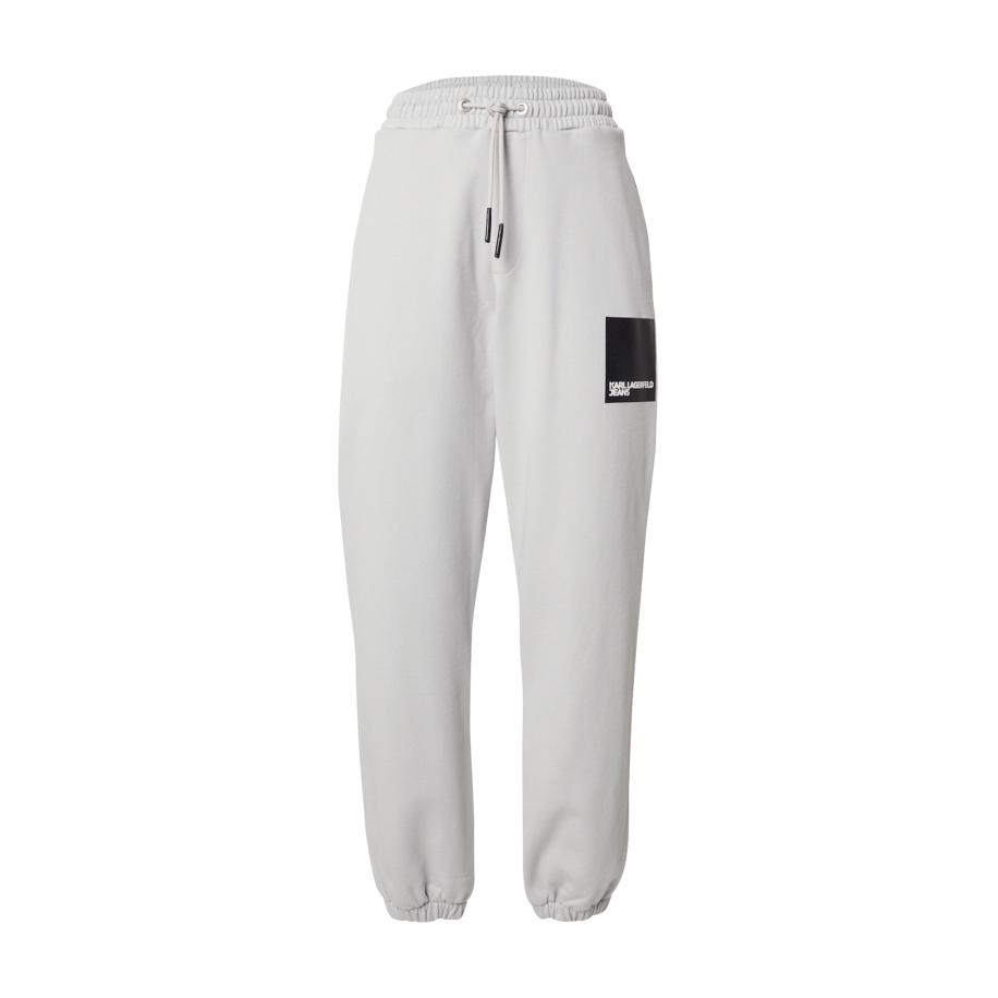 Karl Lagerfeld KARL LAGERFELD JEANS Broek lichtgrijs / zwart / wit -