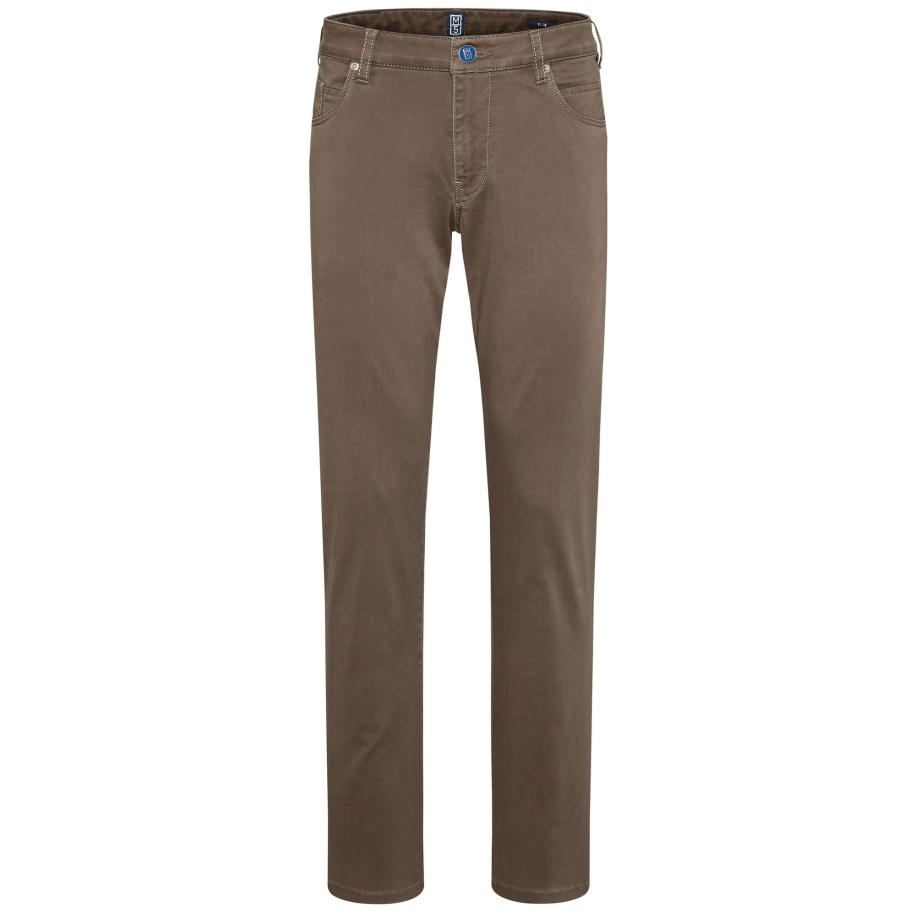 Meyer MEYER Chino bruin / zwart -