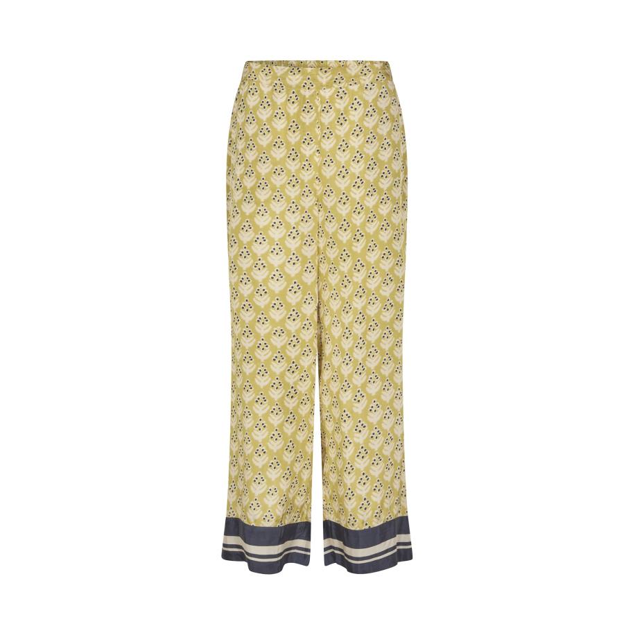 Masai Broek Peronella navy / mosterd / wit Geel