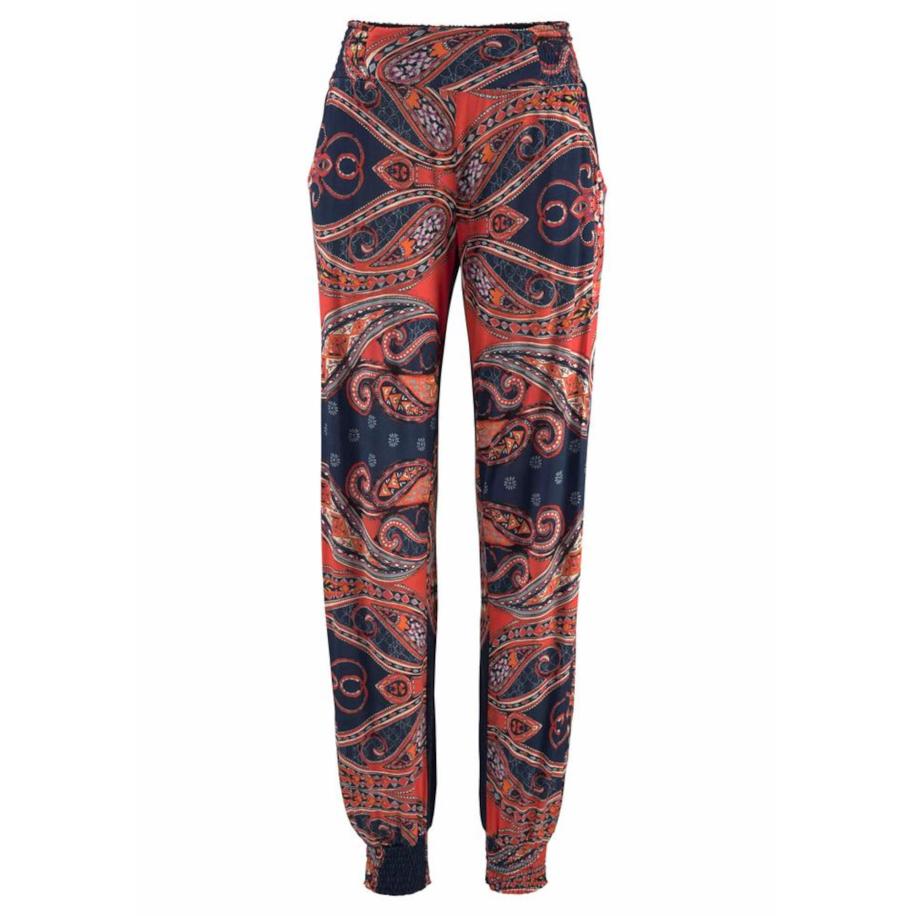 Lascana LASCANA Broek marine / oranje -