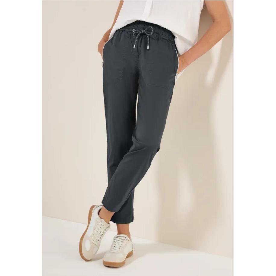 CECIL Papertouch broek Grijs