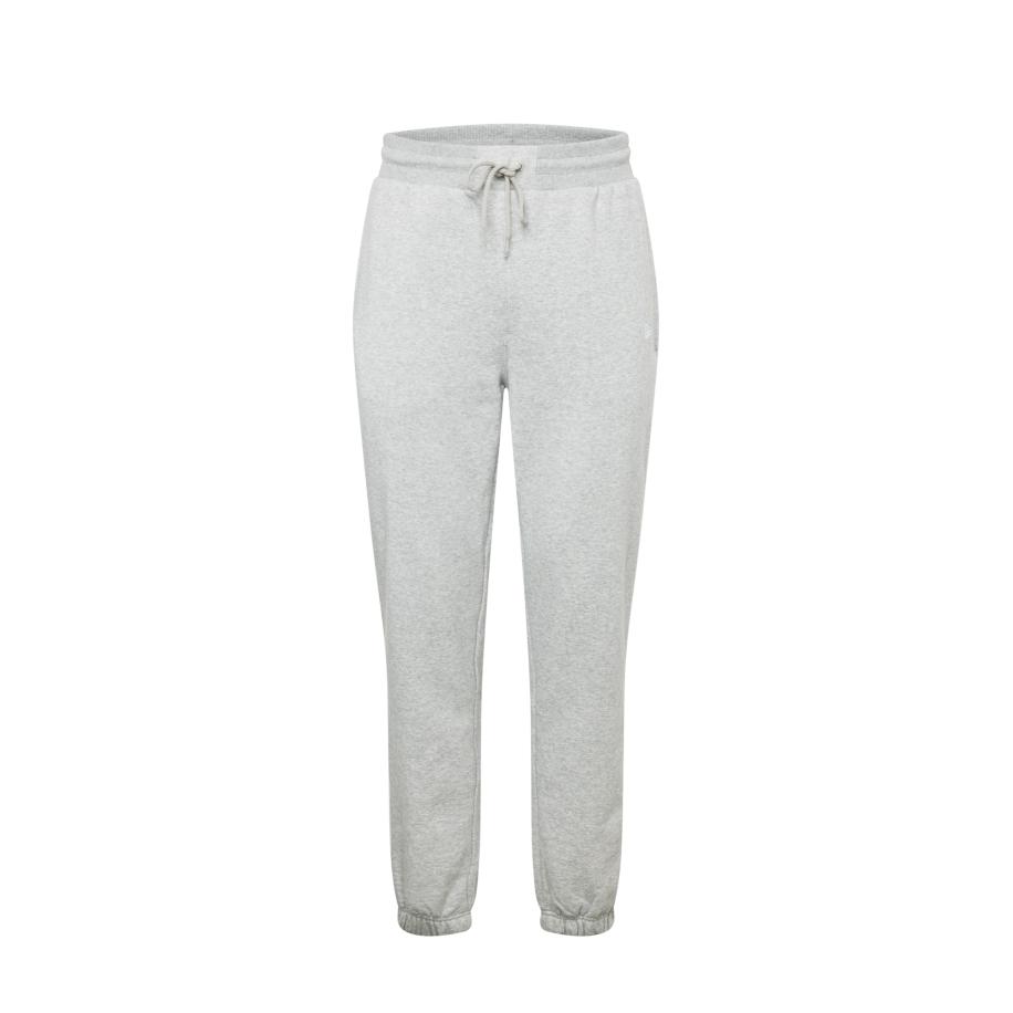 NEW ERA Broek ESSENTLS grijs gemêleerd / wit Grijs