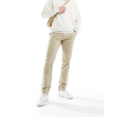 Polo Ralph Lauren - Slim-fit chinobroek van keperstof met stretch in kakibeige-Neutraal