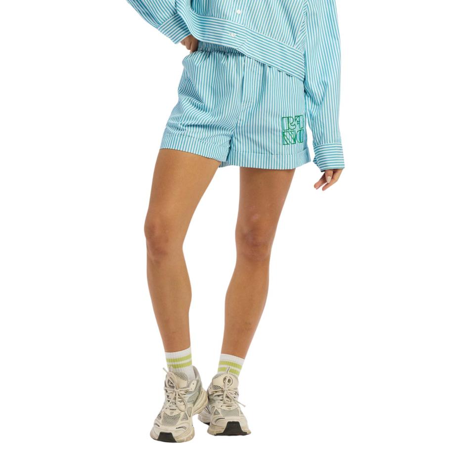 Refined Department Korte Broek Met Strepen Davida Paars