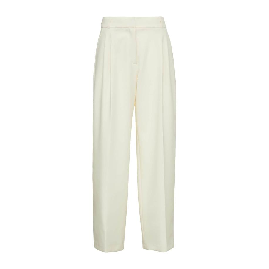 s.Oliver BLACK LABEL Bandplooibroek ecru Bruin