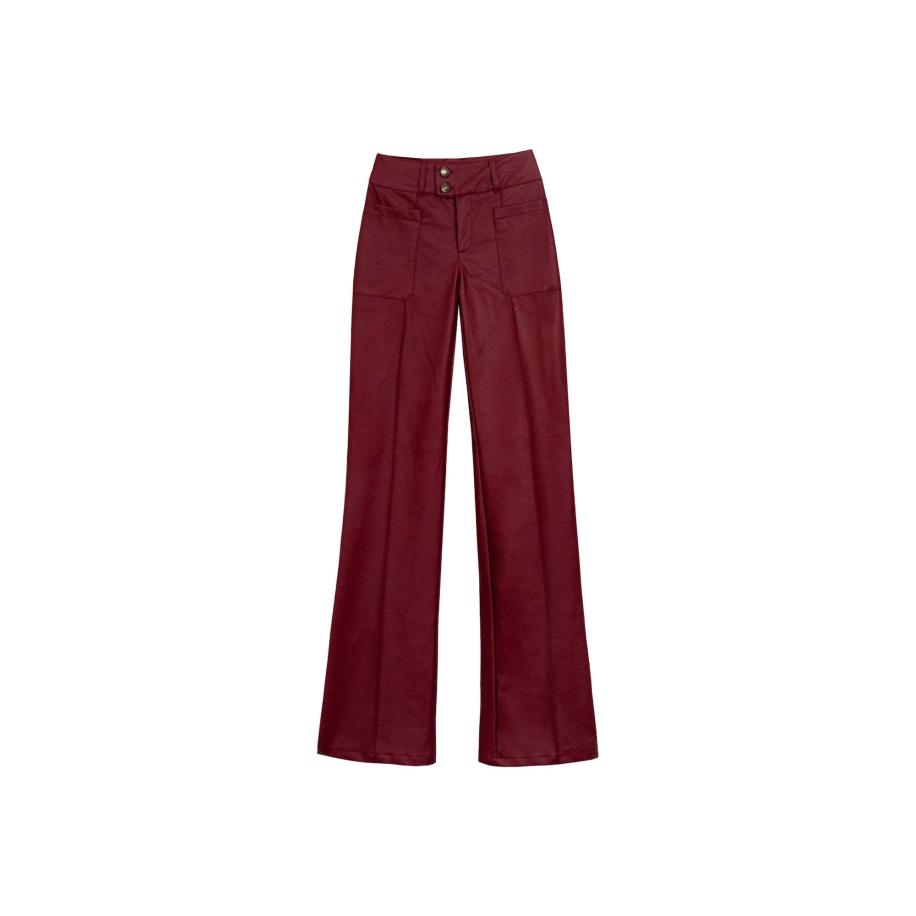 THE-ARE THE-ARE Broek donkerrood -