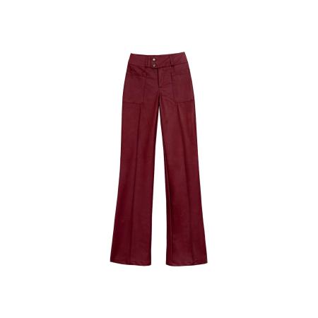 THE-ARE THE-ARE Broek donkerrood