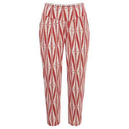 Lascana LASCANA Broek vuurrood / wit