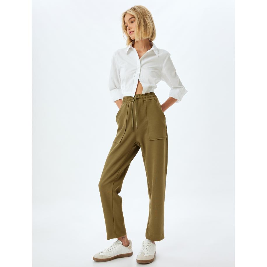 Koton Koton Broek kaki -