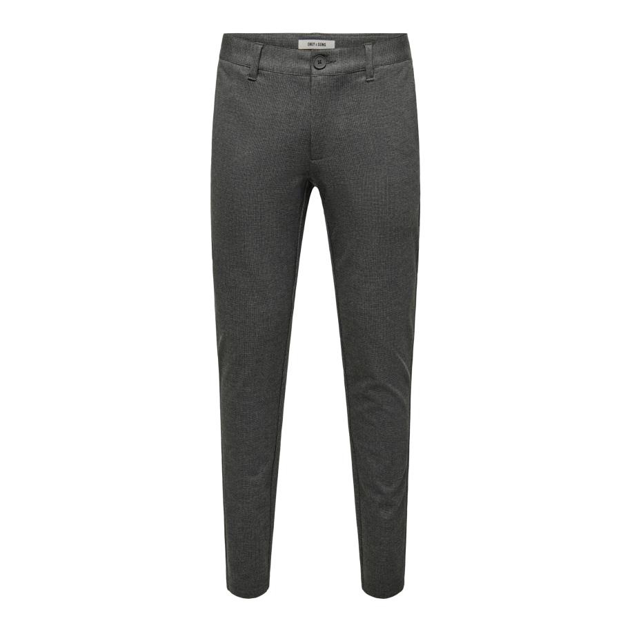 Only & Sons Only & Sons Chino ONSMark zwart gemêleerd -