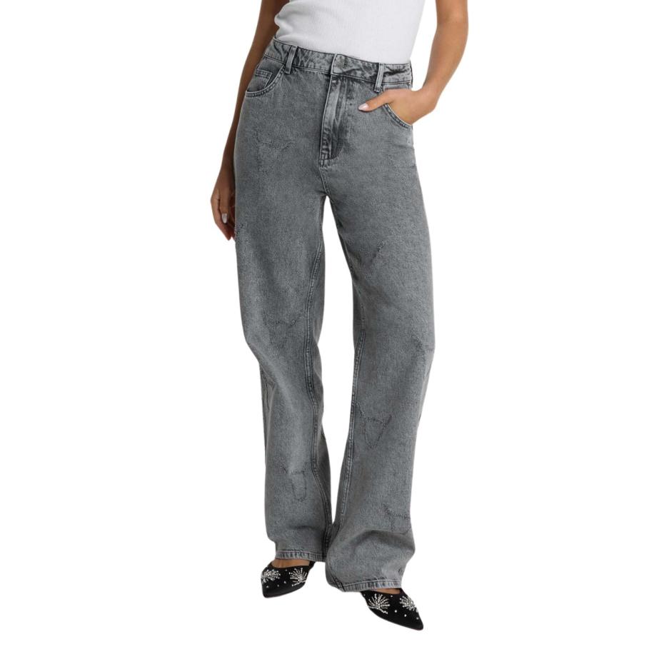 Alix The Label Bull Jeans Grijs