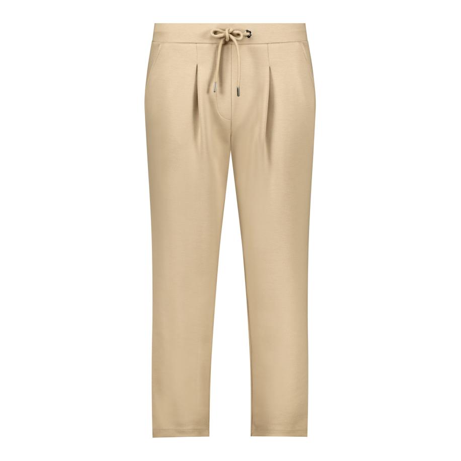 Monari monari Bandplooibroek beige -