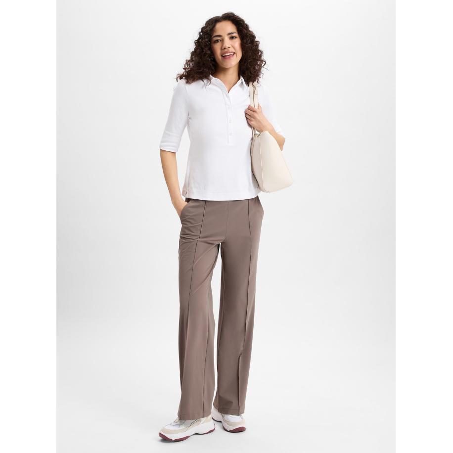 Cambio Cambio Broek Ava donkerbeige -