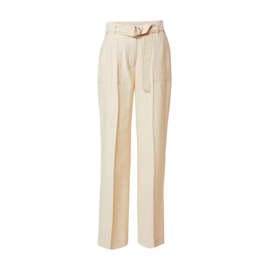 Tommy Hilfiger TOMMY HILFIGER Pantalon TOMMY HILFIGER X ABOUT YOU WL BELTED PANT beige -